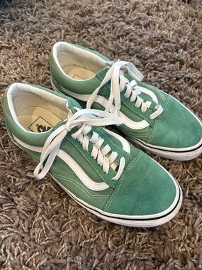 VANS Green suede/canvas Women’s 9